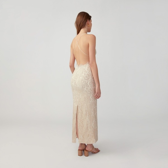 Fame and Partners Open Back Column Dress - Picture 2 of 6